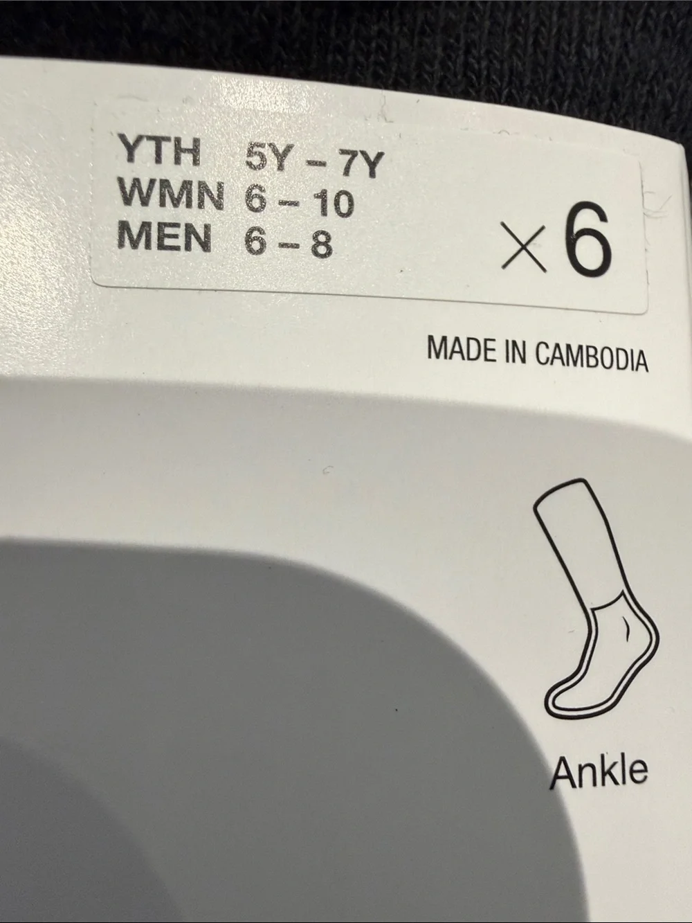 Nike Unisex Adult Everyday Cushioned Training Ankle Socks (6-Pack) unisex #2780